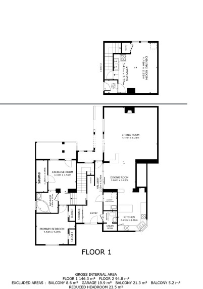 HORNÉ SALIBY-nadštandarné bývanie-8 izieb, sauna, vírivka, garáže, pozemok 1840 m2